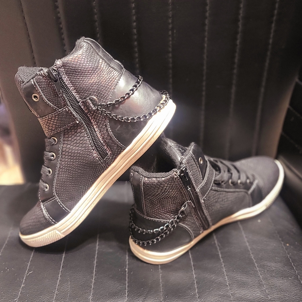Eddie Marc Lace Up Booties